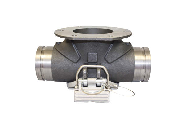 bottom drop hopper tee