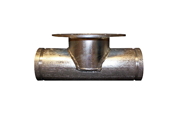 Fabricated Steel Hopper Tee