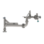 Custom mine site acid loading arm